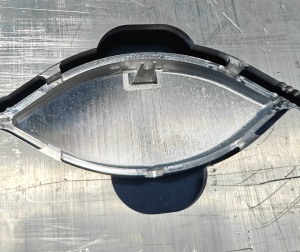 Machined aluminum end cap plate